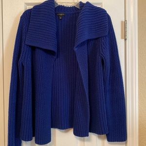 Talbots shawl collar sweater size PL